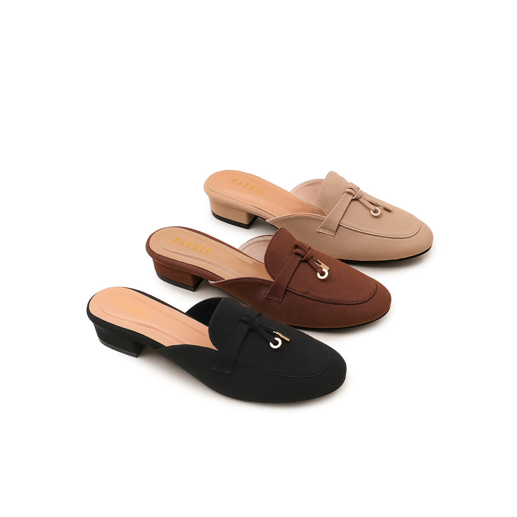 PATRIS Sera Mules Wanita Heels / Hak 3 Cm