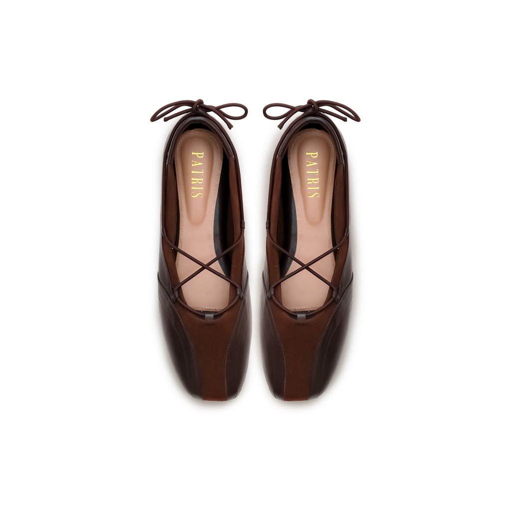 PATRIS Nolla MaryJe Flatshoes Wanita