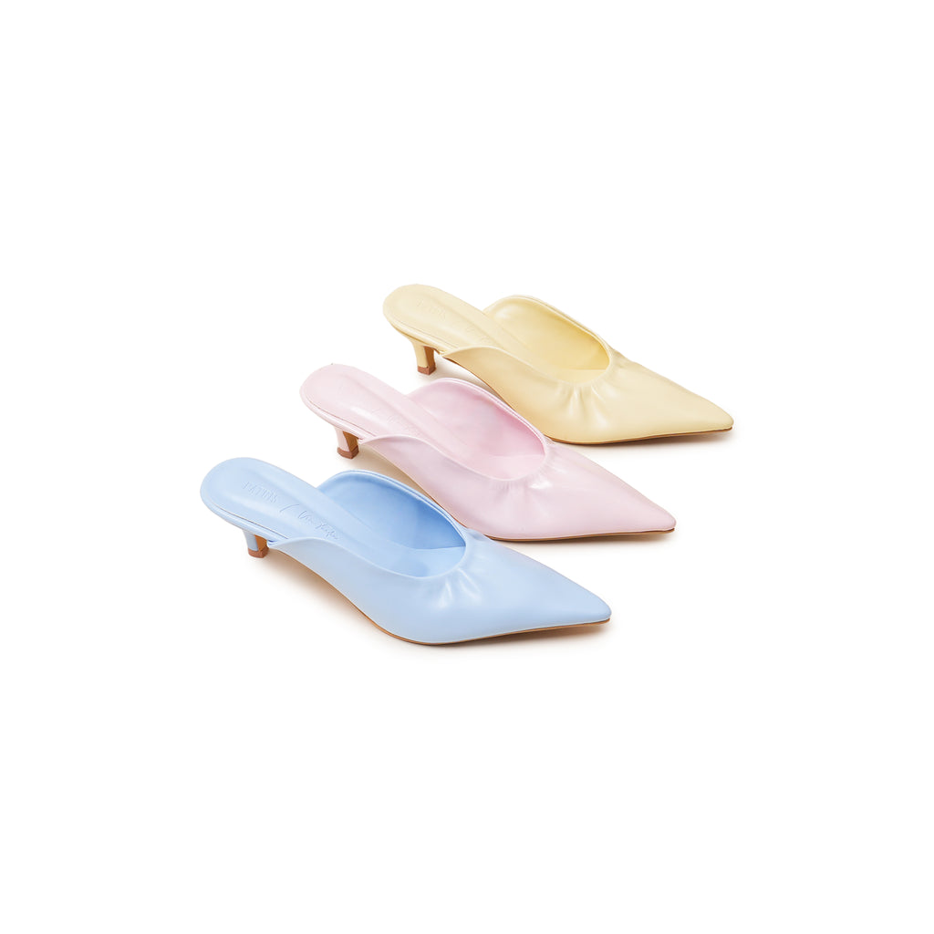 [PATRIS X Vira Tandia] Schiffer Mules Wanita Heels / Hak 5 Cm