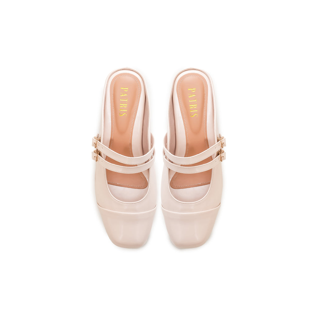 PATRIS Ophelia MaryJe Mules Wanita Heels / Hak 3 Cm