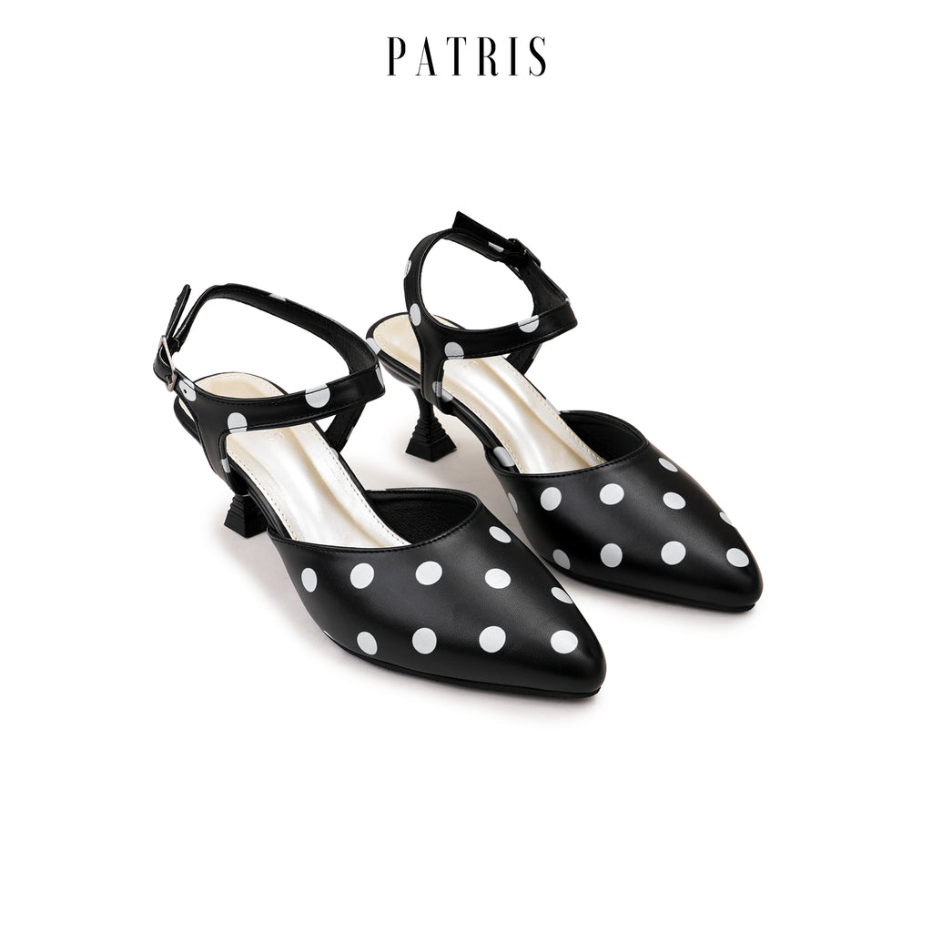 PATRIS Petal The Dot's Mules Wanita Heels / Hak 5 Cm