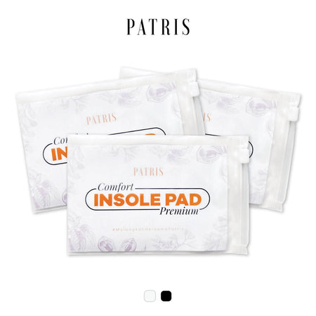 PATRIS Comfort Insole Pad Premium EXTRA - Bantalan High Density Foam Untuk Pelindung Tumit Kaki Anti Nyeri / Lecet Lebih Nyaman