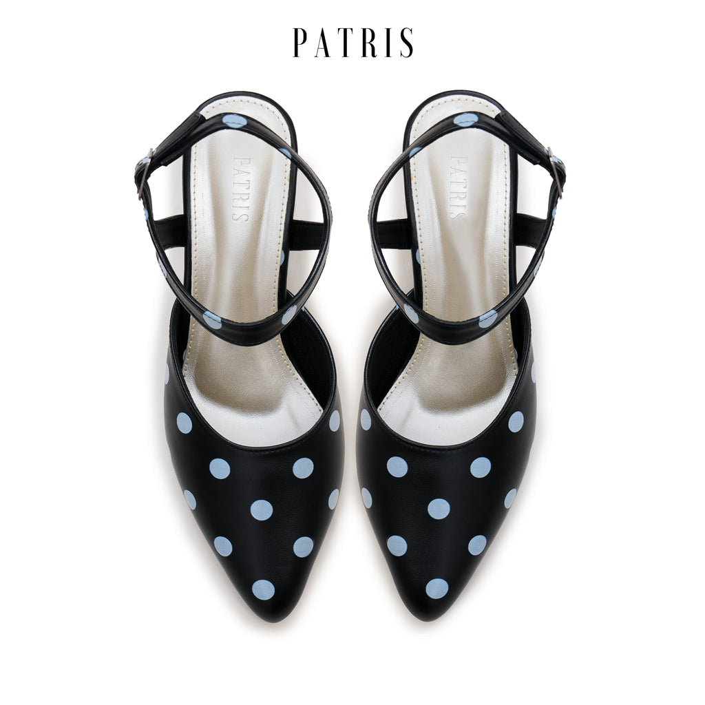 PATRIS Petal The Dot's Mules Wanita Heels / Hak 5 Cm
