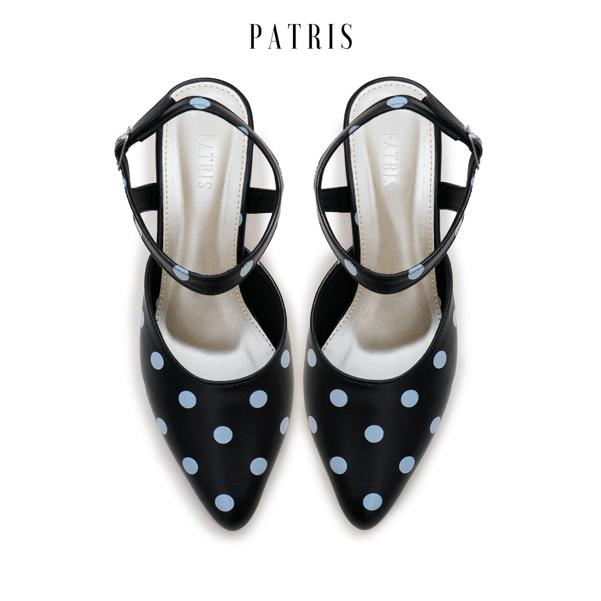 PATRIS Petal The Dot's Mules Wanita Heels / Hak 5 Cm