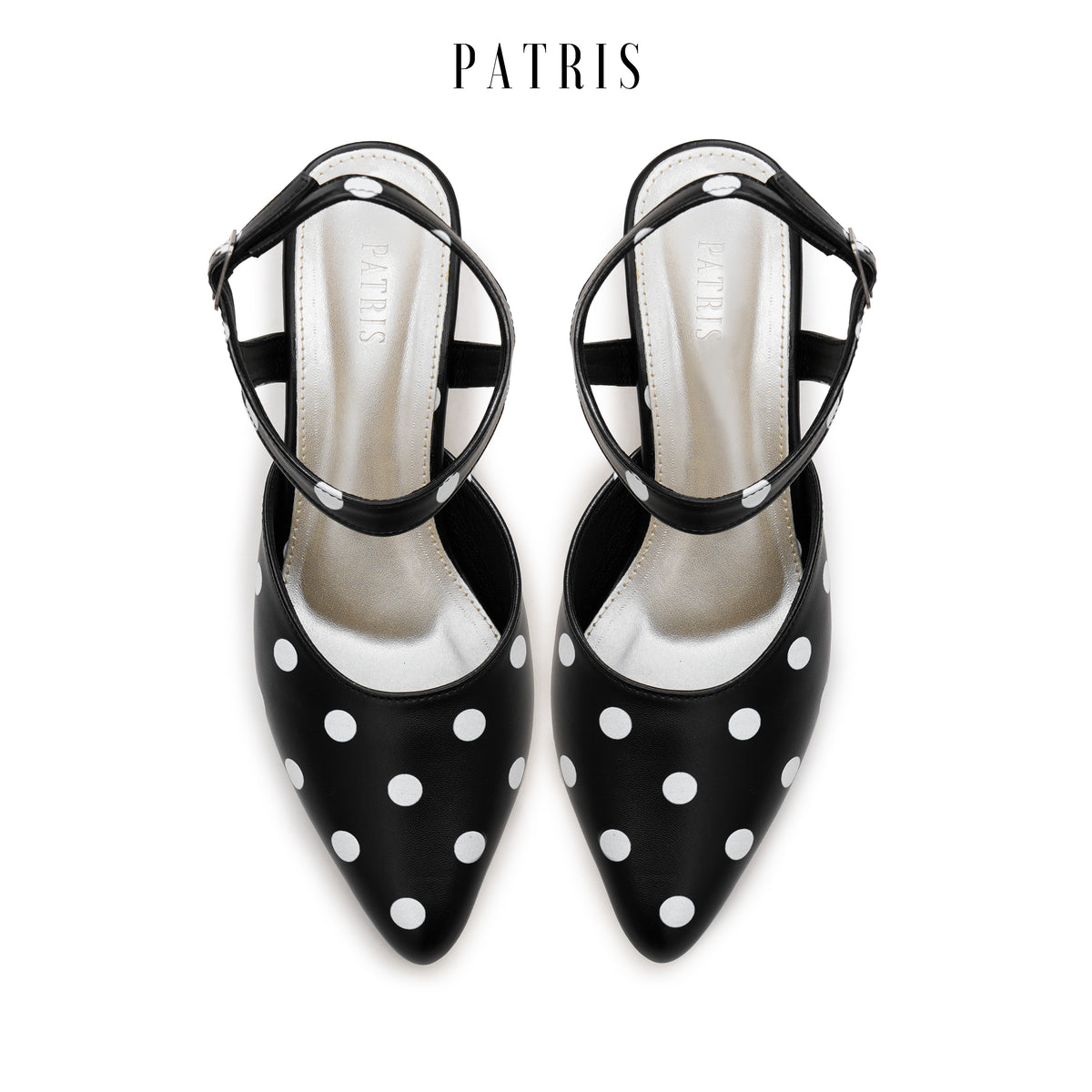 PATRIS Petal The Dot's Mules Wanita Heels / Hak 5 Cm