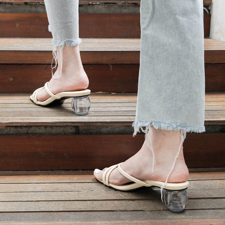 Patris Venezia Sandal Wanita Heels / Hak Kaca 5 Cm