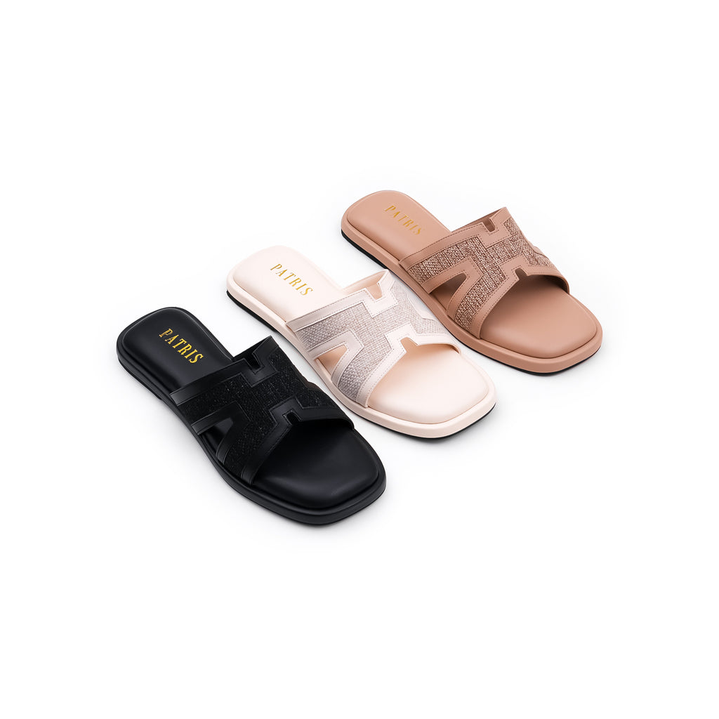 PATRIS Ava Sandal Wanita Flat / Teplek
