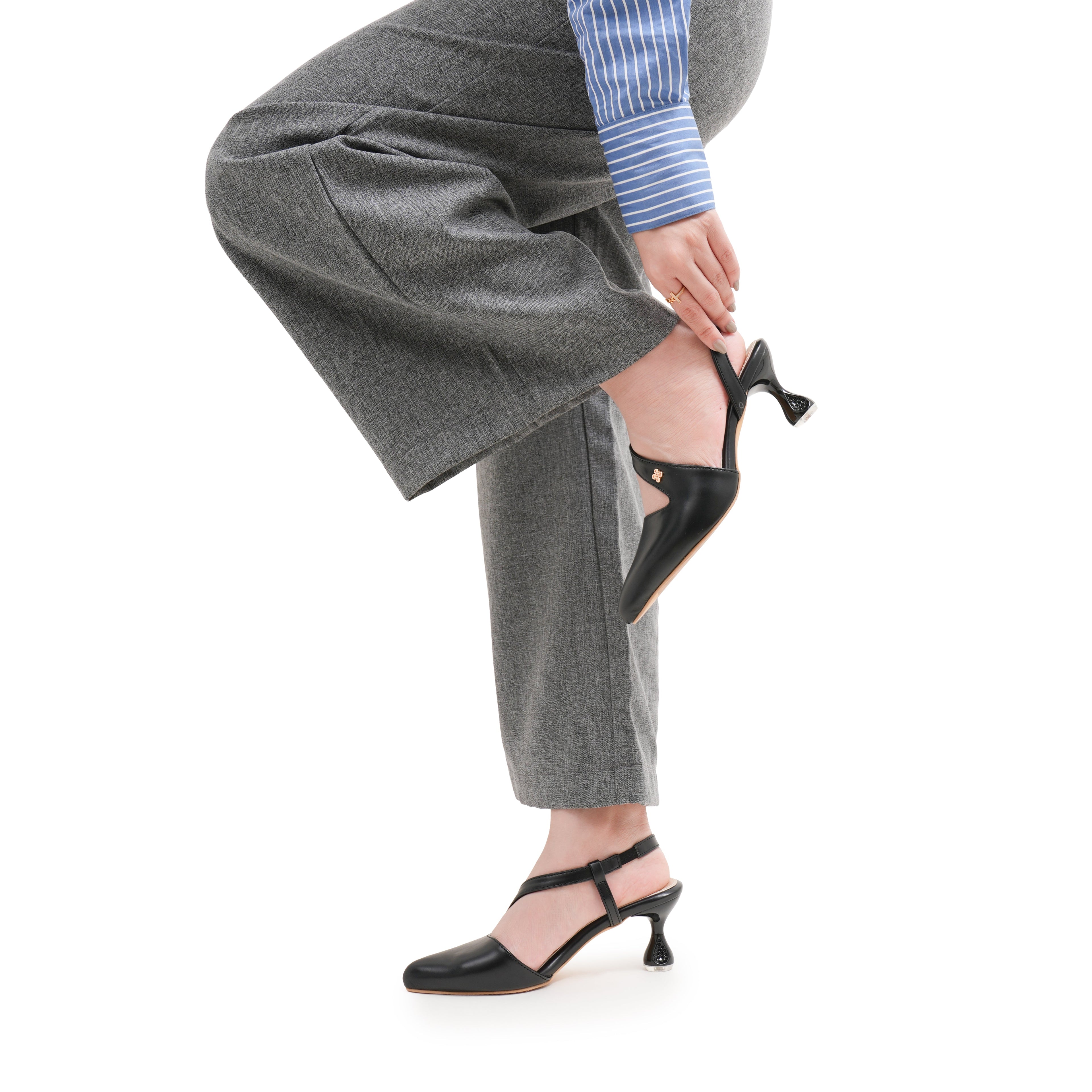 PATRIS Caren Mules Wanita Heels / Hak 6 Cm