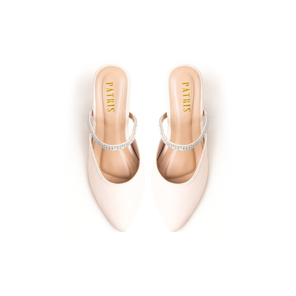 PATRIS Charlene Mules Wanita Heels / Hak 7 Cm