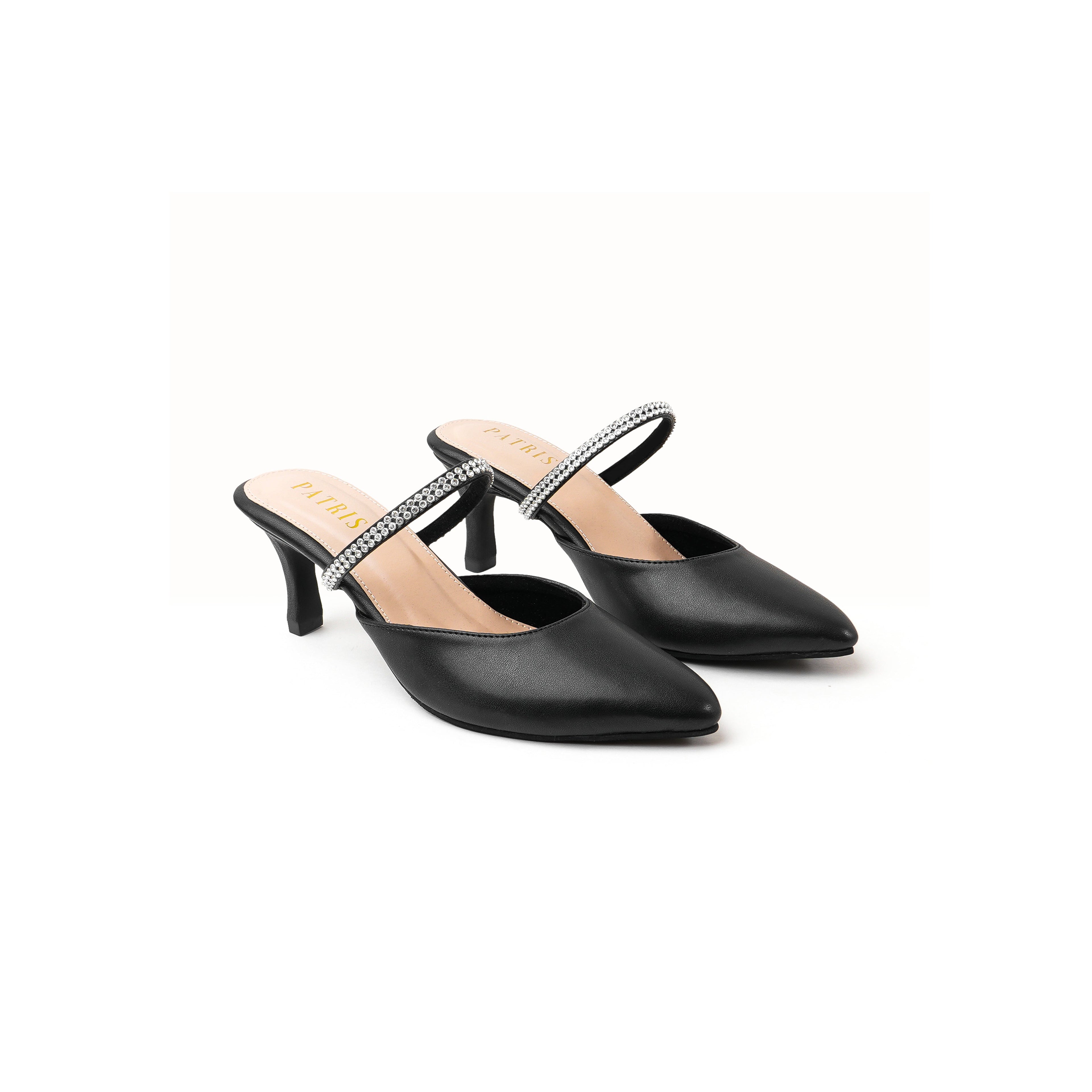 PATRIS Charlene Mules Wanita Heels / Hak 7 Cm