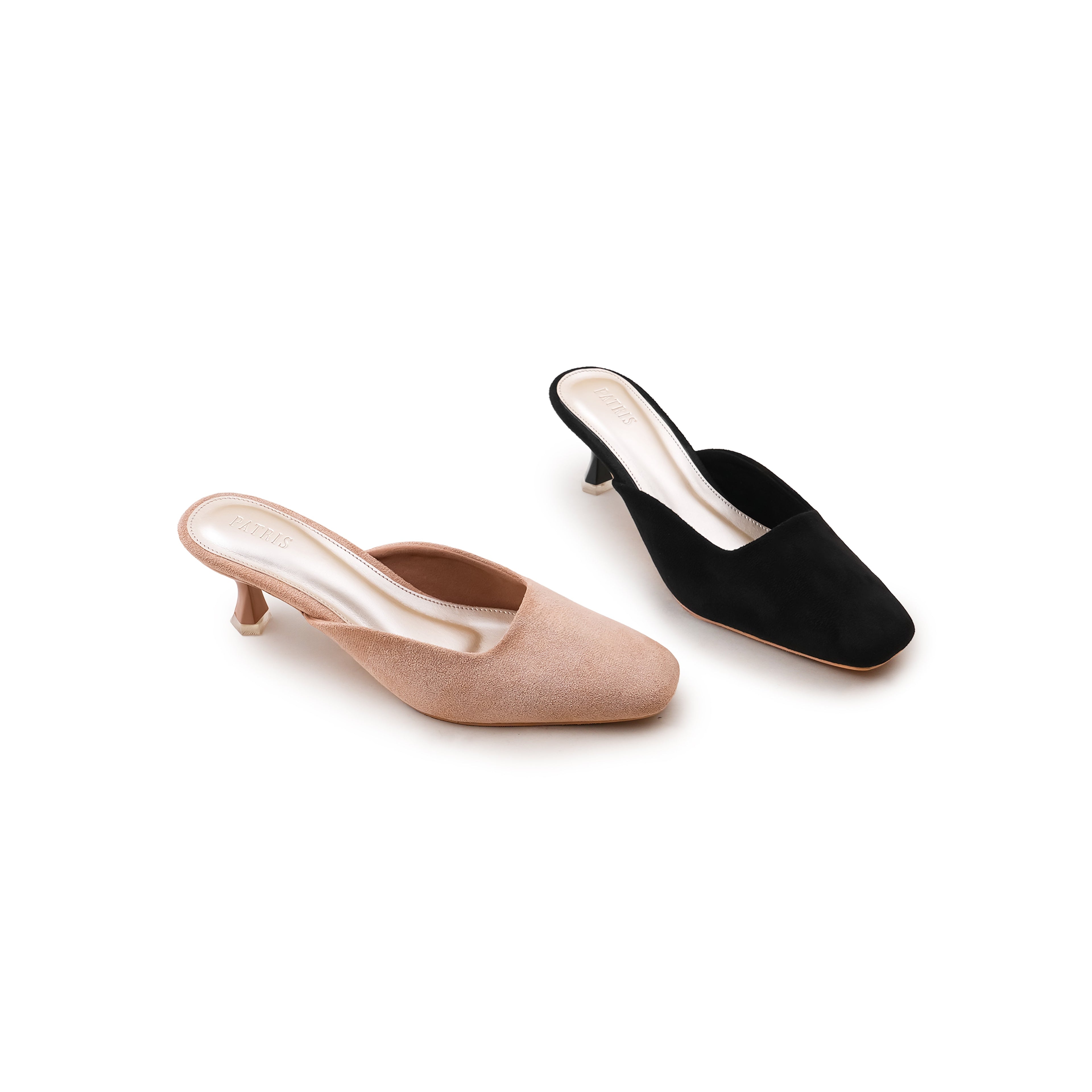 PATRIS Corra Minimalist Mules Wanita Heels / Hak 6 Cm