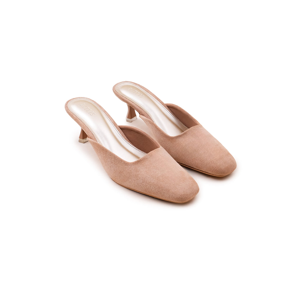 PATRIS Corra Minimalist Mules Wanita Heels / Hak 6 Cm
