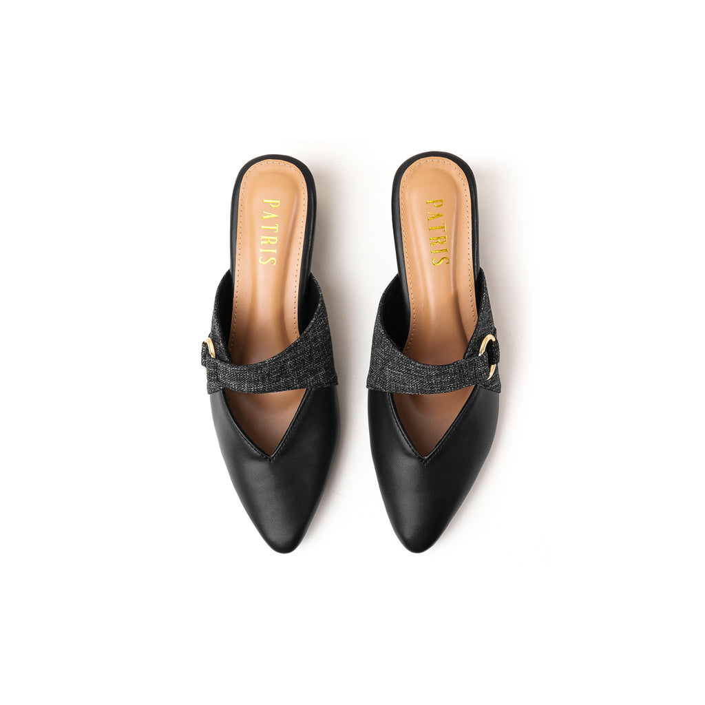 PATRIS Genia Mules Wanita Heels / Hak 4 Cm