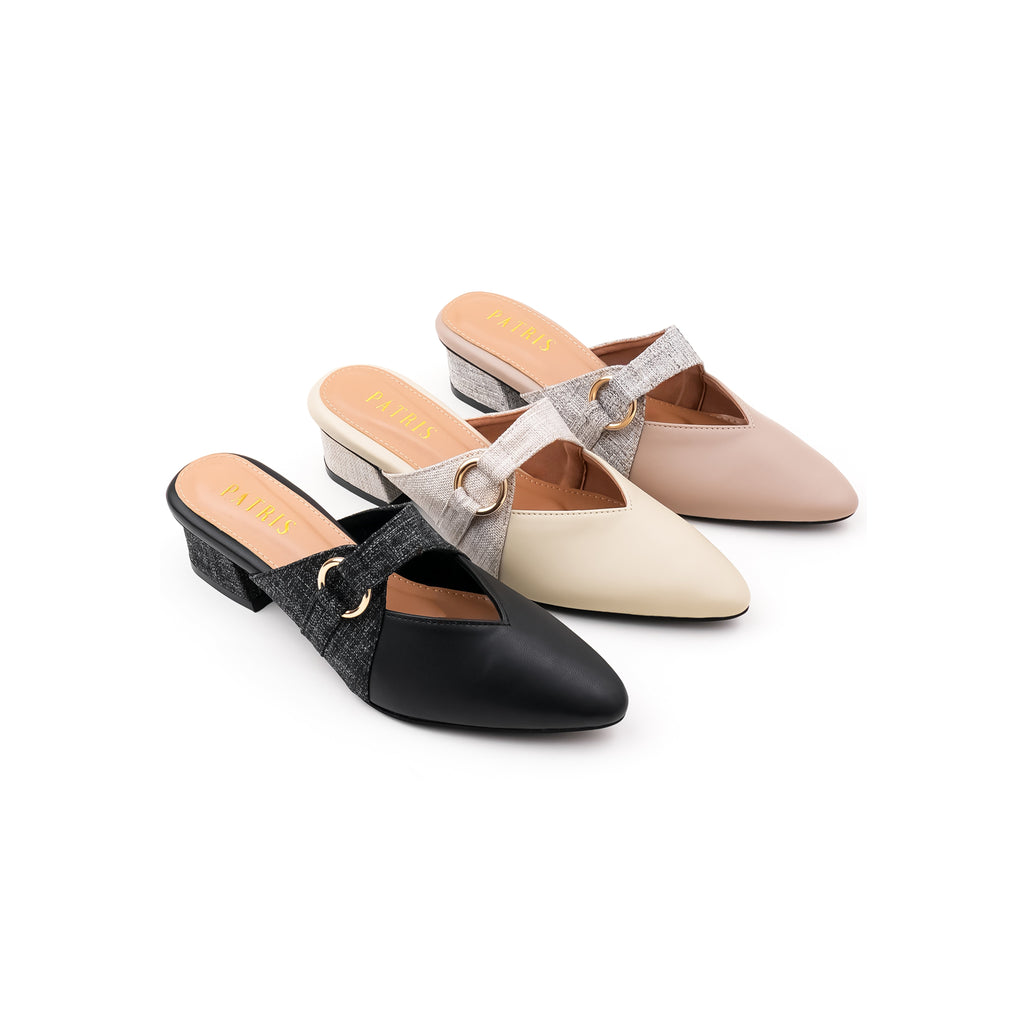 PATRIS Genia Mules Wanita Heels / Hak 4 Cm
