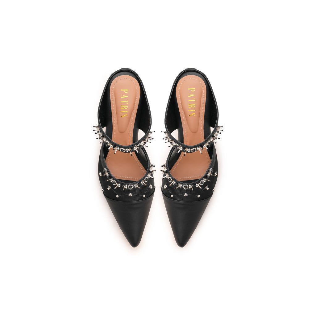 PATRIS Kamelya Harmony Mules Wanita Heels / Hak 7 Cm