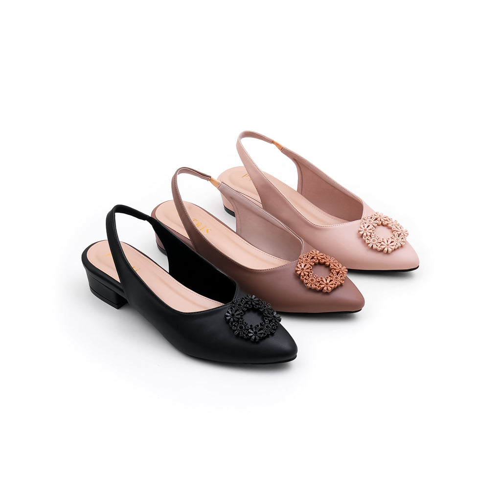 PATRIS Lavenia Mules Wanita Heels / Hak 3 Cm