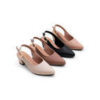 PATRIS Lenora Mules Heels Wanita / Slingback Hak 5 Cm