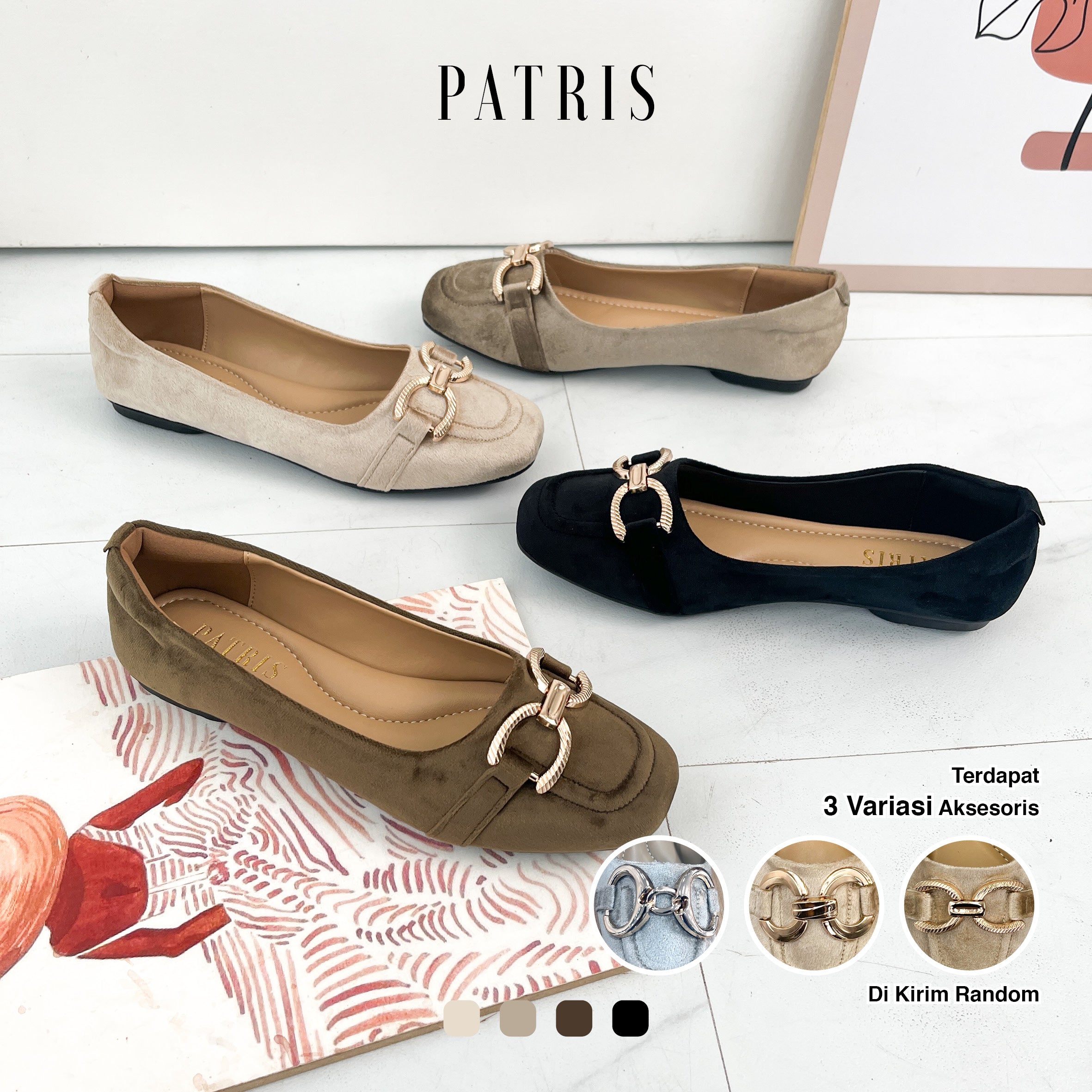 Patris Orient PTS 504 Sepatu Wanita Flatshoes