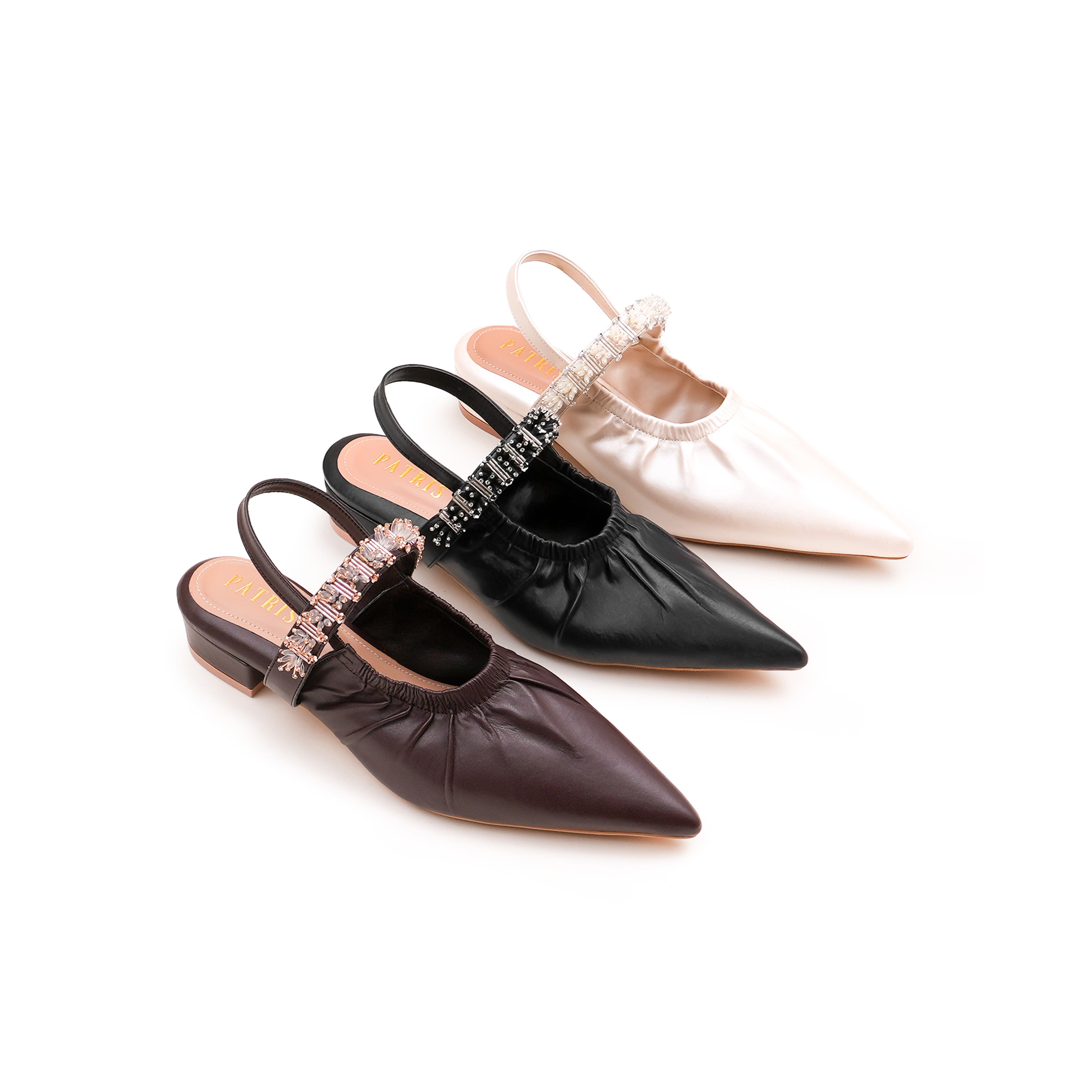 PATRIS Ravelle Harmony Mules Wanita Heels / Hak 3 Cm