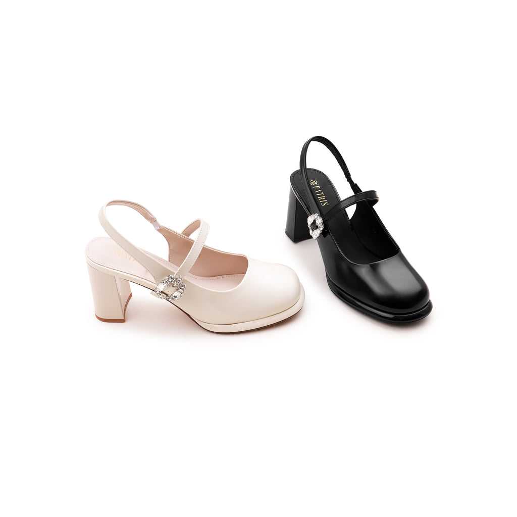 PATRIS Selina Privee Mules Wanita Heels / Hak 8 Cm