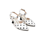 PATRIS Velvet The Dot's Mules Wanita Heels / Hak 6 Cm