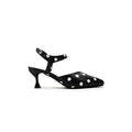 PATRIS Velvet The Dot's Mules Wanita Heels / Hak 6 Cm