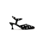 PATRIS Velvet The Dot's Mules Wanita Heels / Hak 6 Cm