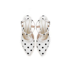 PATRIS Velvet The Dot's Mules Wanita Heels / Hak 6 Cm