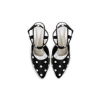 PATRIS Velvet The Dot's Mules Wanita Heels / Hak 6 Cm