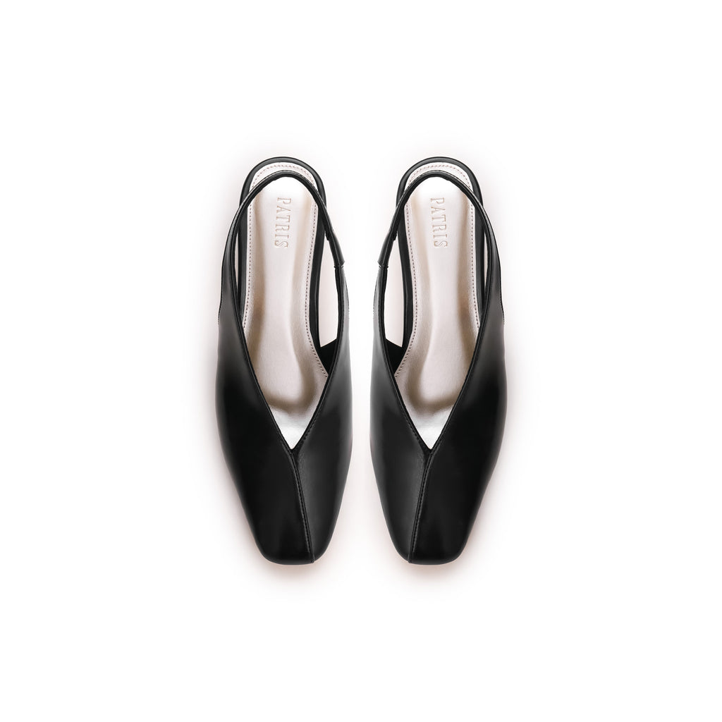 PATRIS Velma Minimalist Mules Wanita Heels / Hak 3 Cm