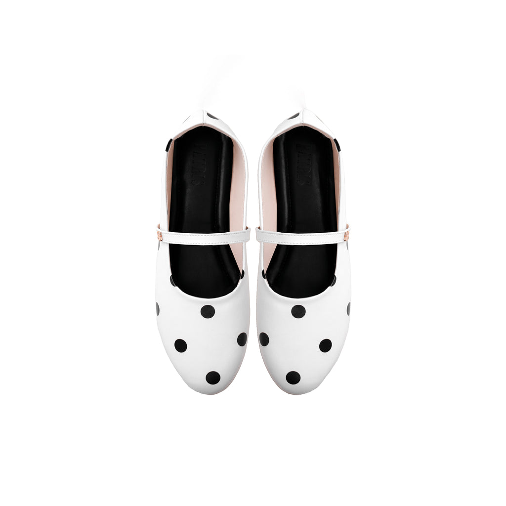 PATRIS Ribbon The Dot's Sepatu Flatshoes Wanita