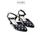 PATRIS Petal The Dot's Mules Wanita Heels / Hak 5 Cm