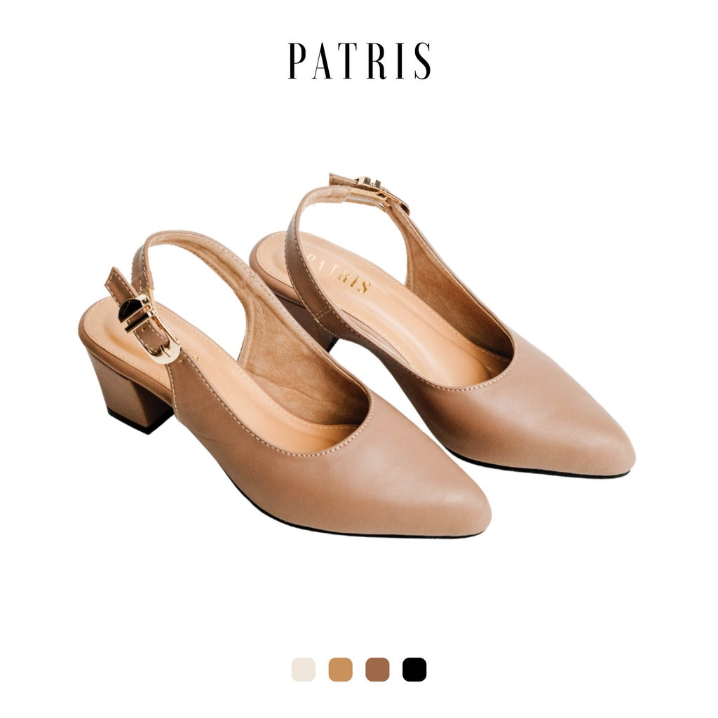 Patris Lenora Mules Wanita Heels / Hak 5 Cm