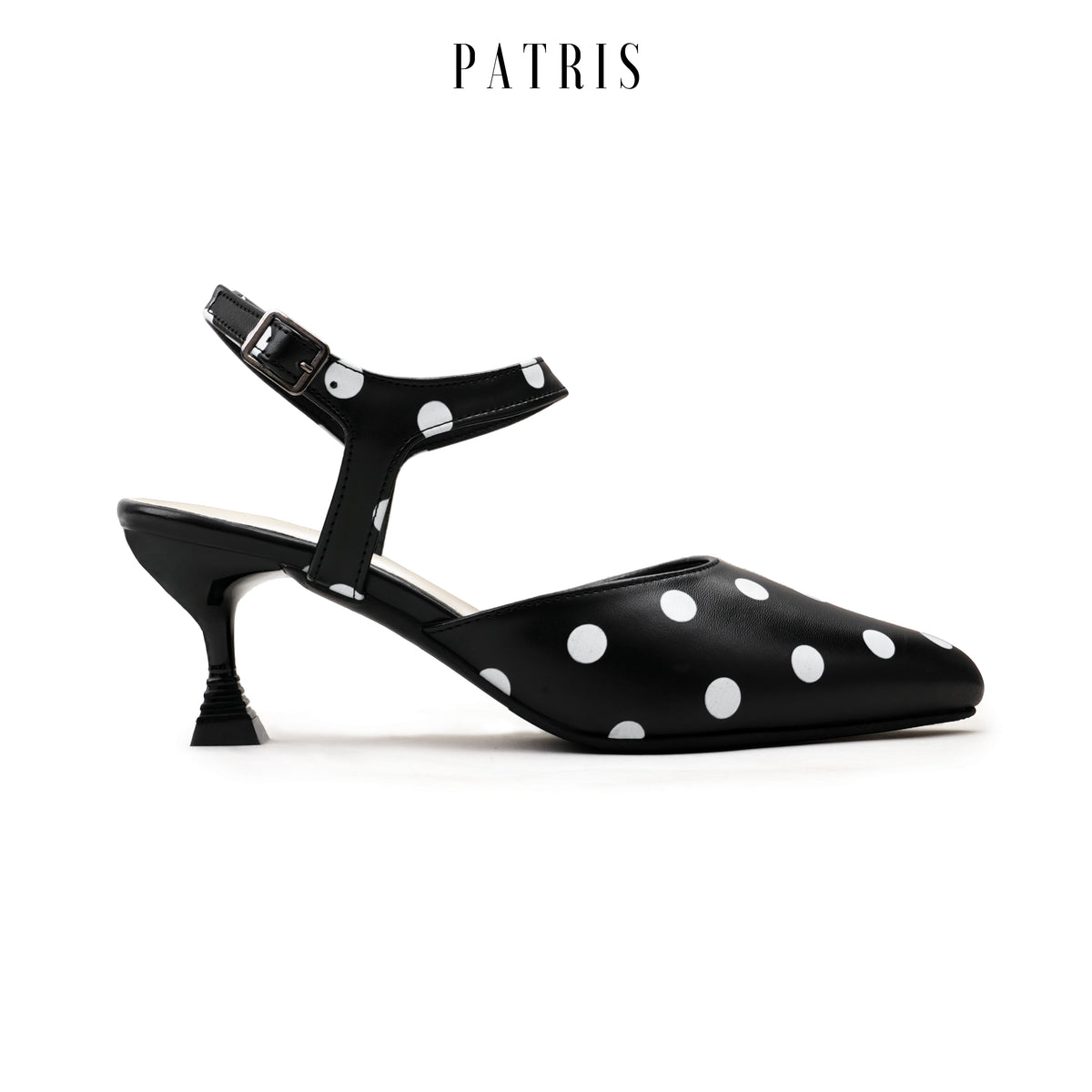 PATRIS Petal The Dot's Mules Wanita Heels / Hak 5 Cm
