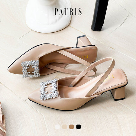 Patris Rosalind Mules Wanita Heels / Hak 5 Cm