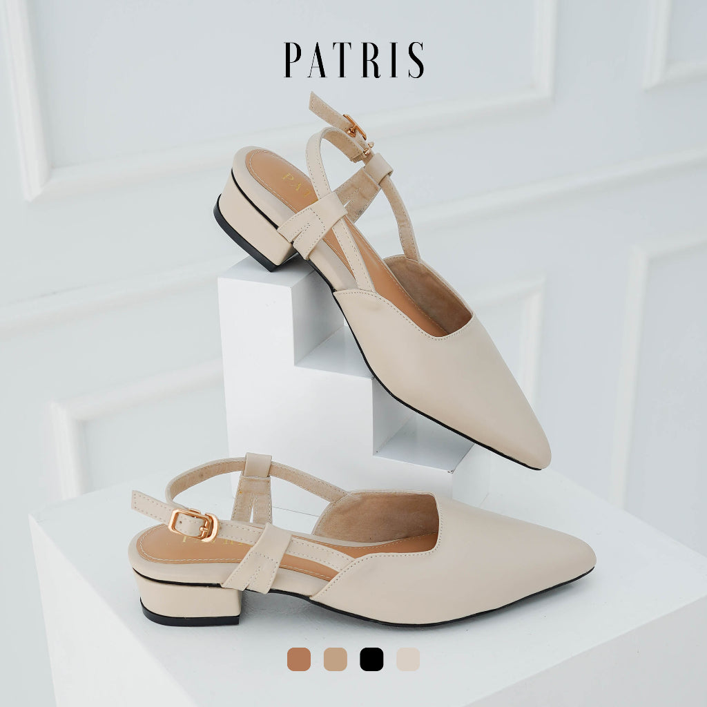 Patris Tifany Mules Wanita Heels / Hak 3 Cm