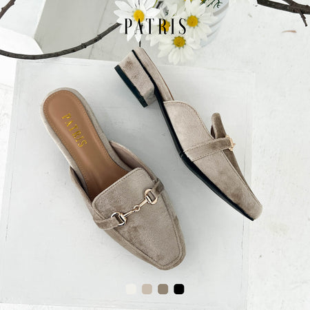 Patris Marley Mules Wanita Heels / Hak 3 Cm