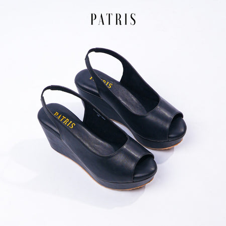 Patris Damira Wedges Wanita Heels / Hak 7 Cm