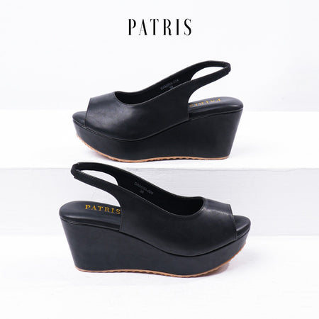 Patris Damira Wedges Wanita Heels / Hak 7 Cm