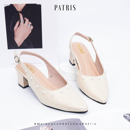 Patris Mary Mules Wanita Heels / Hak 5 Cm