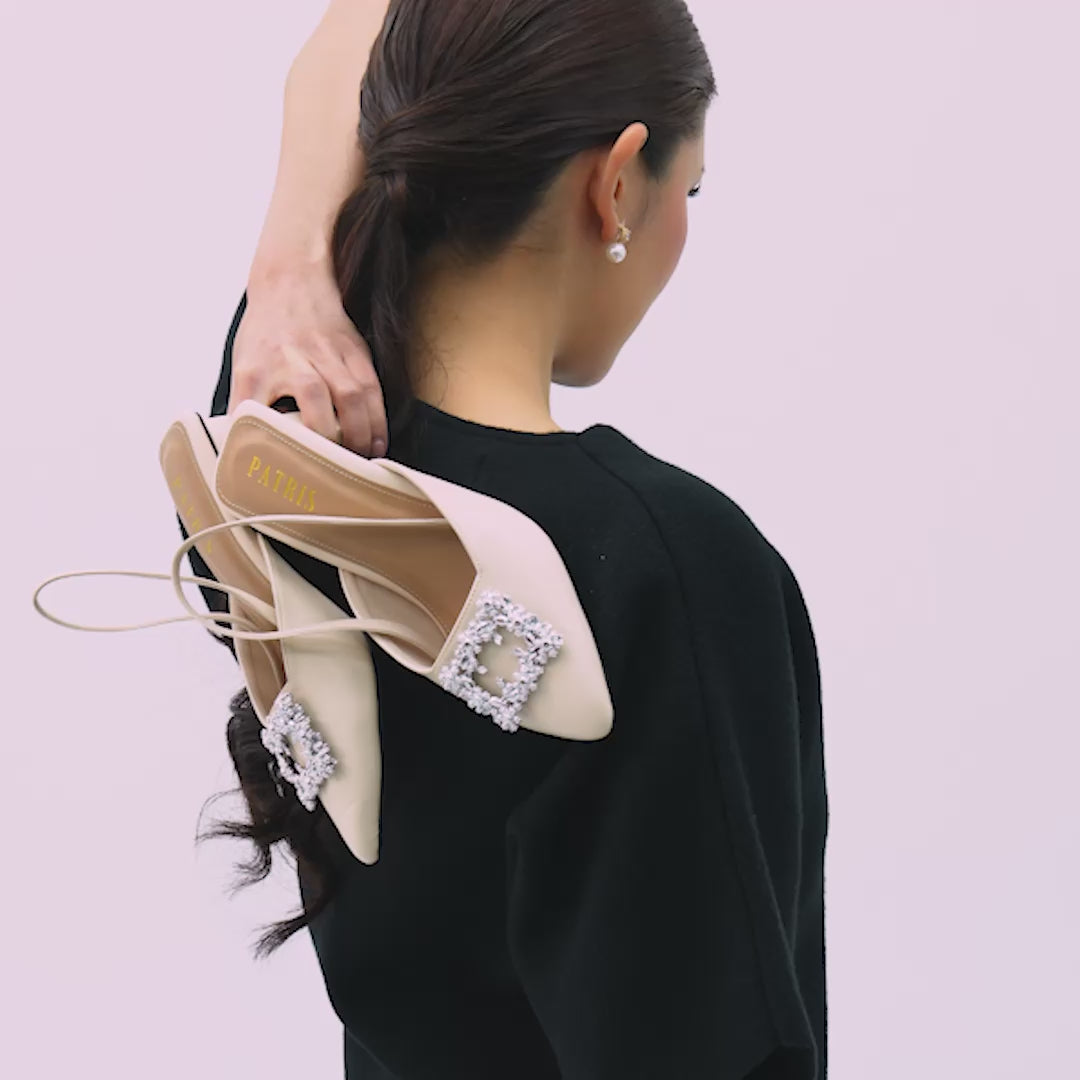 PATRIS Rosalind Mules Wanita Heels / Hak 5 Cm
