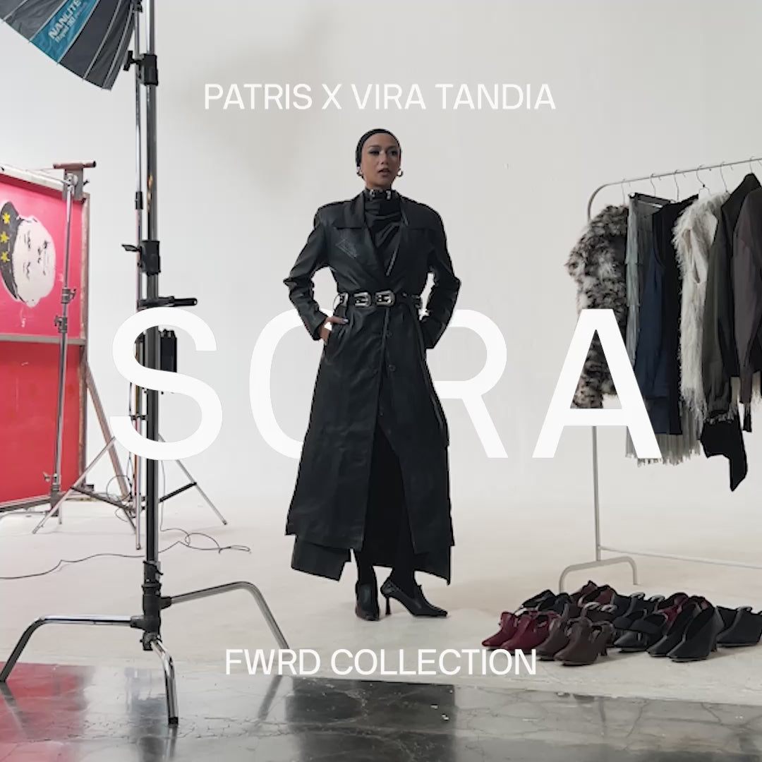 [PATRIS X Vira Tandia] Sora Loafers Wanita Heels / Hak 7 Cm