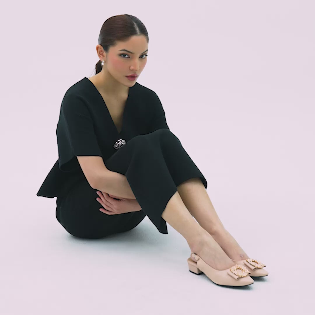 PATRIS Levanca Mules Wanita Heels / Hak 3 Cm