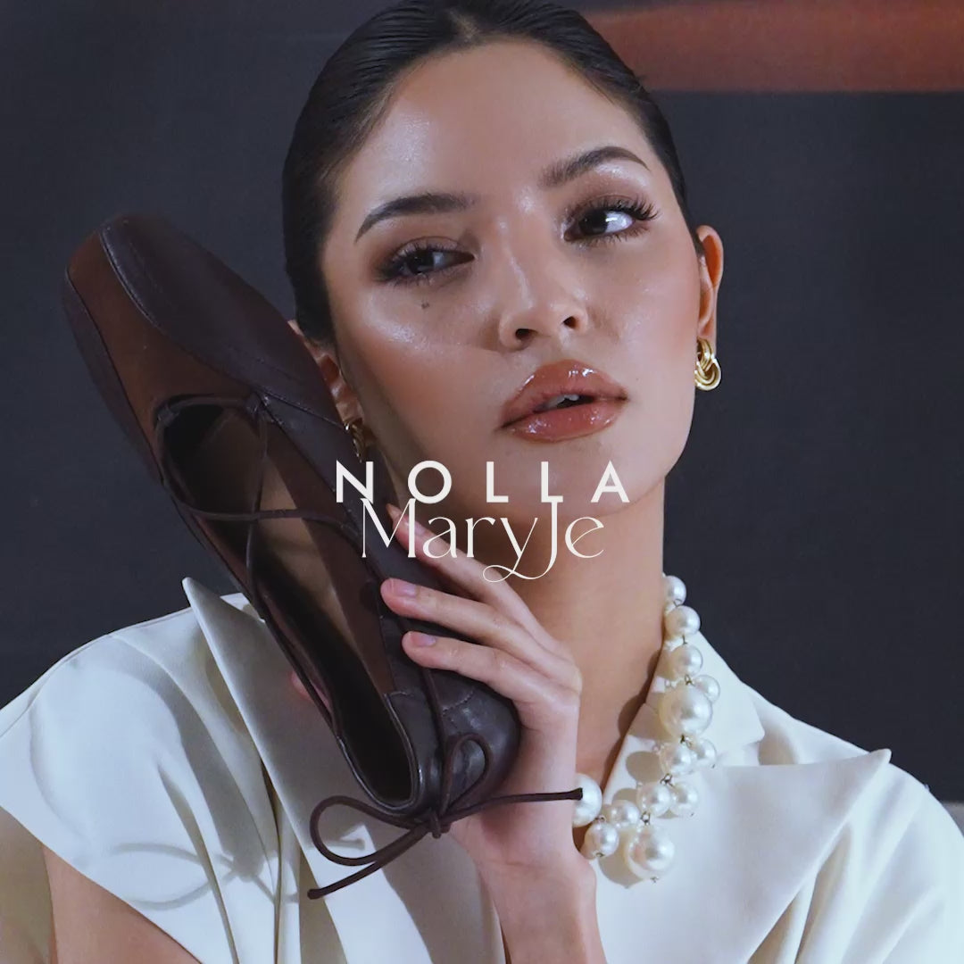 PATRIS Nolla MaryJe Flatshoes Wanita
