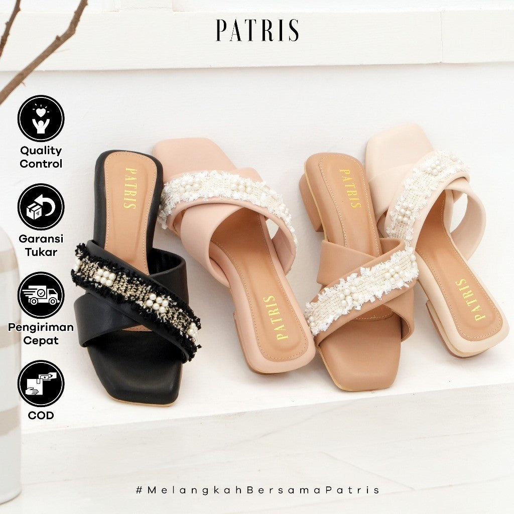 Patris Aglina Sandal Wanita Heels / Hak 2 Cm